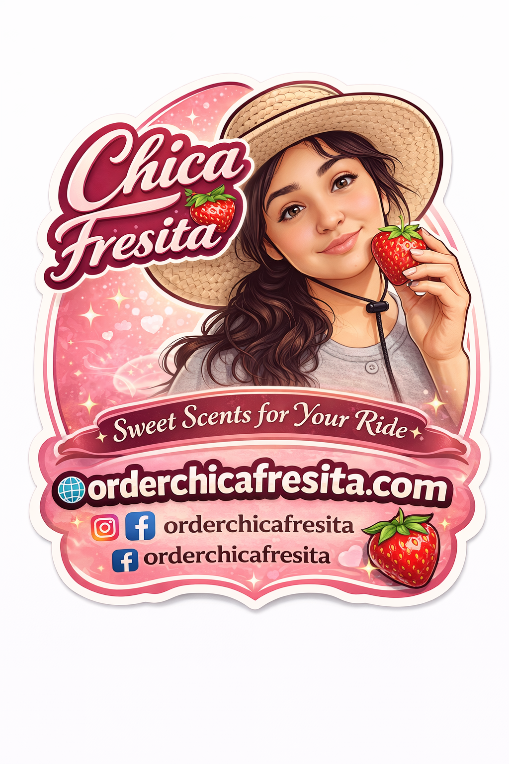Chica Fresa Aromatizante Air Freshener